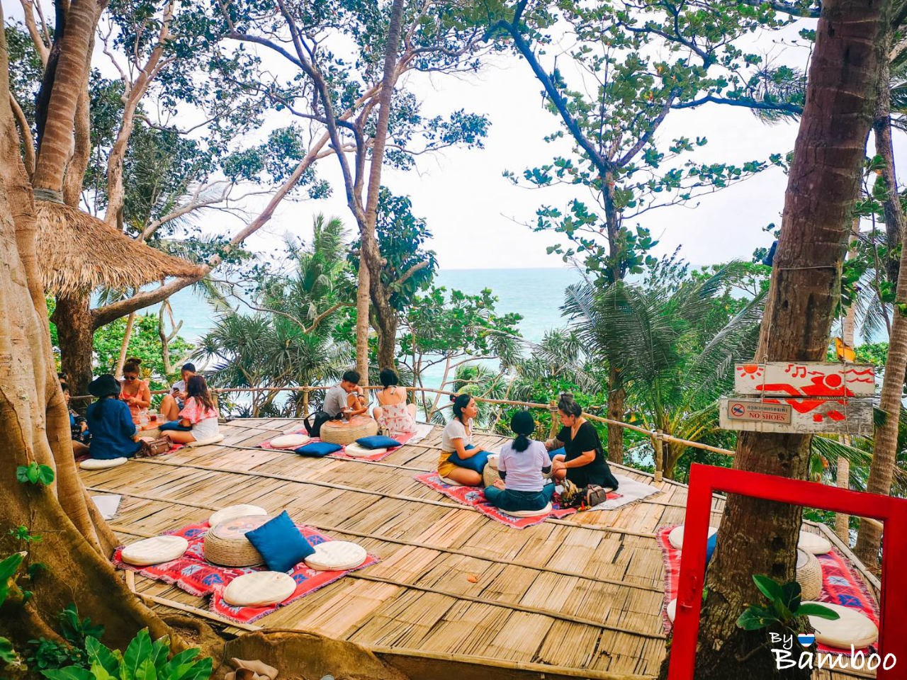 A Blanket & A Pillow เสื่อผืน หมอนใบ Kata Phuket Travel Blog by Bamboo Great view and